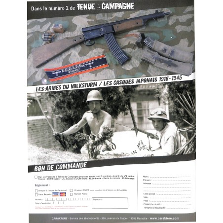 TENUE DE CAMPAGNE