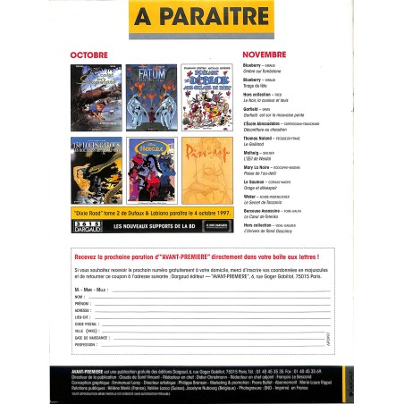 AVANT PREMIÈRE