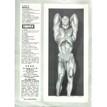 LE MONDE DU MUSCLE