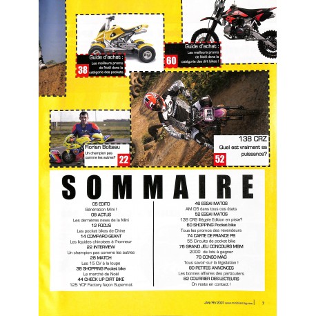 MiniBike |Premier Numéro
