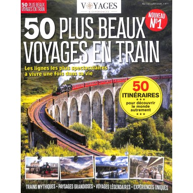 50 PLUS BEAUX VOYAGES EN TRAIN