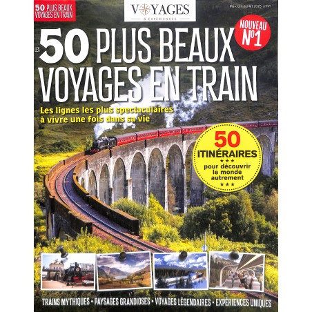 50 PLUS BEAUX VOYAGES EN TRAIN