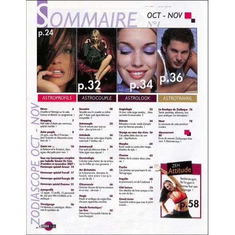 ZODIA SCOPE |Premier Numéro