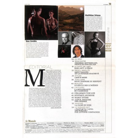 M (supplément Le Monde n° 19940)