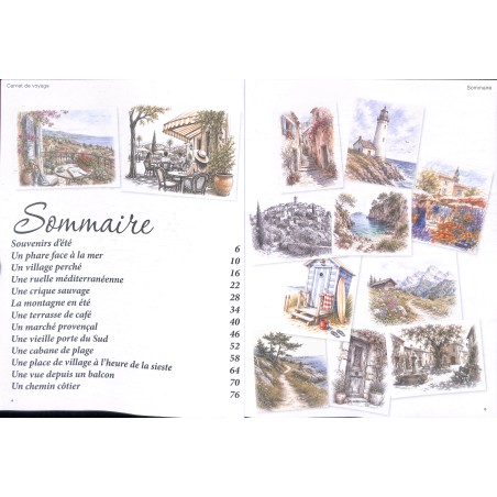 CARNET DE VOYAGE A COLORIER