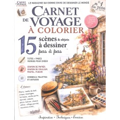CARNET DE VOYAGE A COLORIER