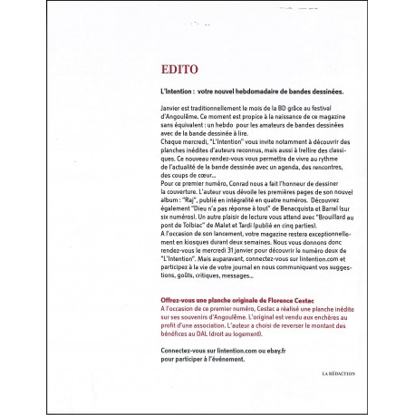 L'intention |Premier Numéro