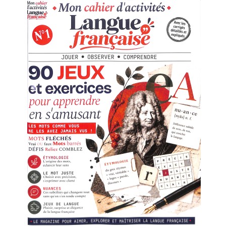 MON CAHIER D'ACTIVITÉS LANGUE FRANÇAISE