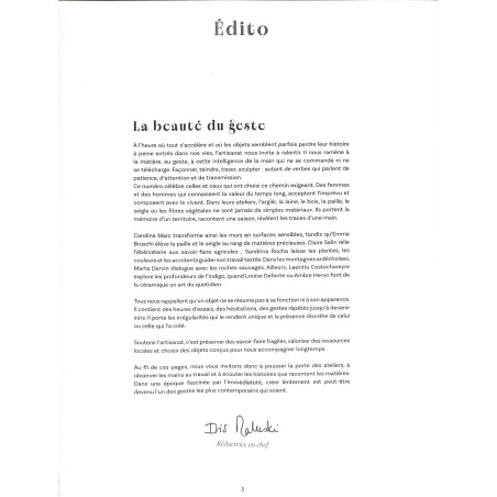 L'ART DE FAIRE