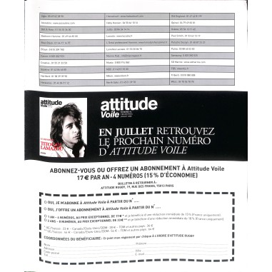 ATTITUDE VOILE