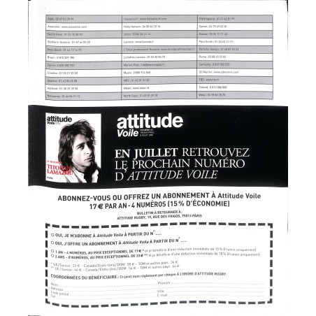 ATTITUDE VOILE