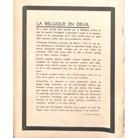 MAGAZINE BELGE
