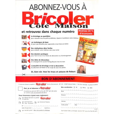 BRICOLER CÔTÉ MAISON