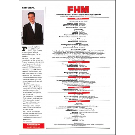 FHM |Premier Numéro