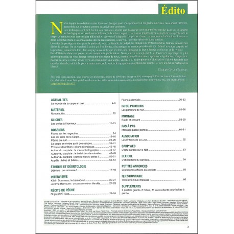 Carpe Challenge |Premier Numéro