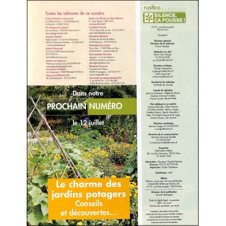 silence, ça pousse! |Premier Numéro