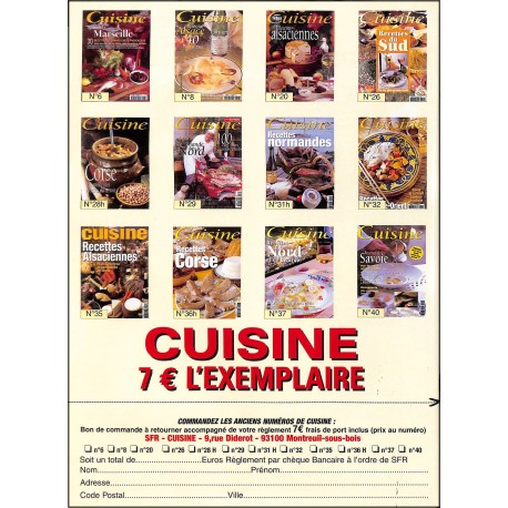 École de Cuisine |Premier Numéro