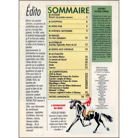 CHEVAL plus |Premier Numéro