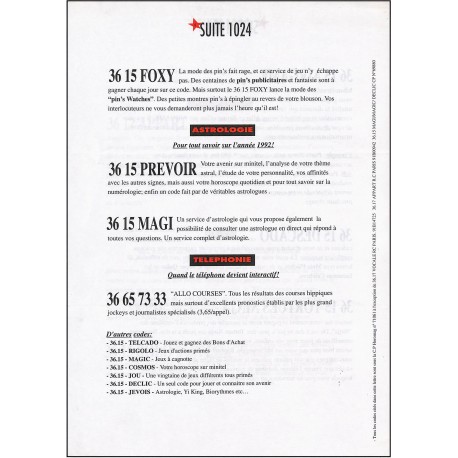 SUITE 1024 |Premier Numéro