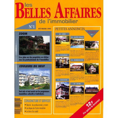 Les Belles Affaires de l'immobilier |Premier Numéro