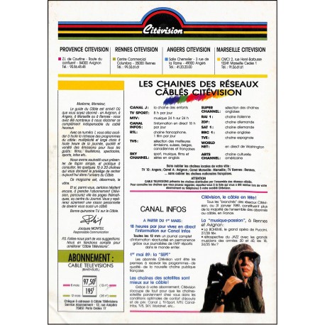Cable Televisions |Premier Numéro