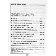 LE GUIDE DES SALONS DE MASSAGES |Premier Numéro 2