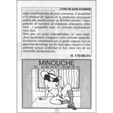 LE GUIDE DES SALONS DE MASSAGES |Premier Numéro