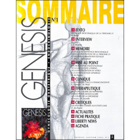 GENESIS |Premier Numéro