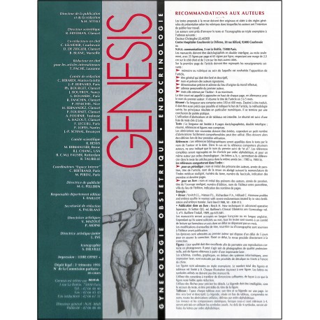 GENESIS |Premier Numéro