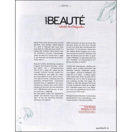 Esprit Beauté |Premier Numéro