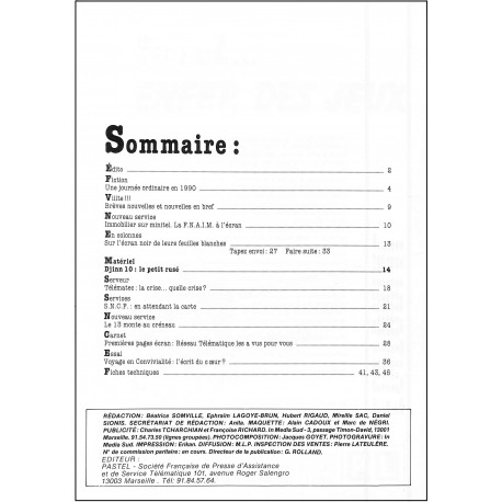 RESEAU TELEMATIQUE |Premier Numéro