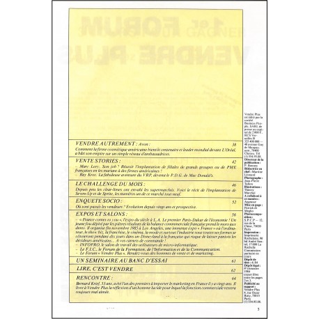 VENDRE Plus |Premier Numéro