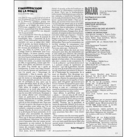 BAZAR magazine |Premier Numéro