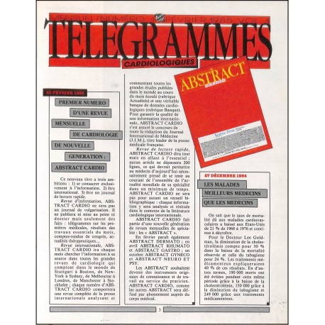 ABSTRACT Cardio |Premier Numéro