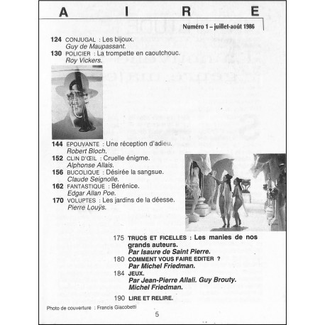 N comme nouvelles |Premier Numéro