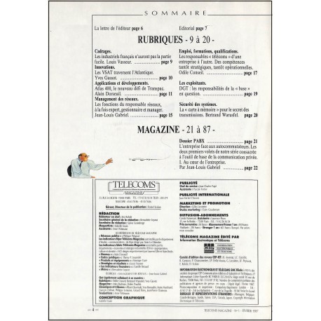 TELECOMS |Premier Numéro