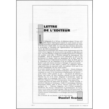 TELECOMS |Premier Numéro