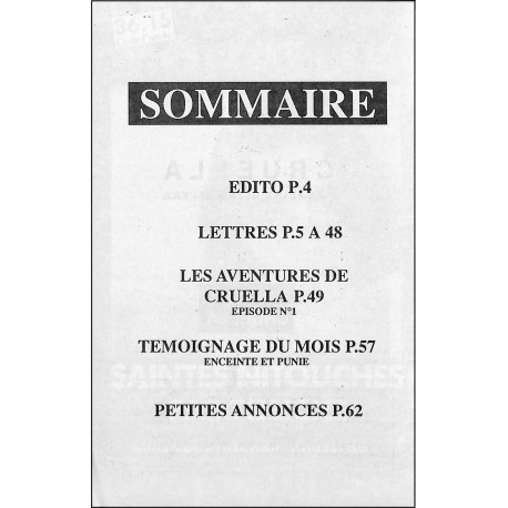 CRUELLA magazine |Premier Numéro