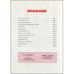 APPEL A TOUS |Premier Numéro 2