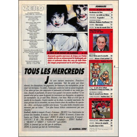 ZERO |Premier Numéro