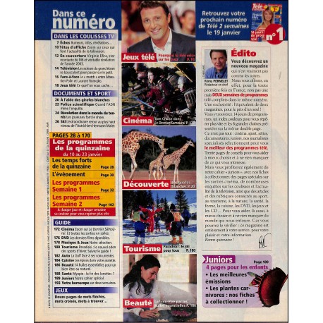 Télé 2 semaines |Premier Numéro