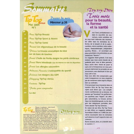 Tip Top Tonus |Premier Numéro