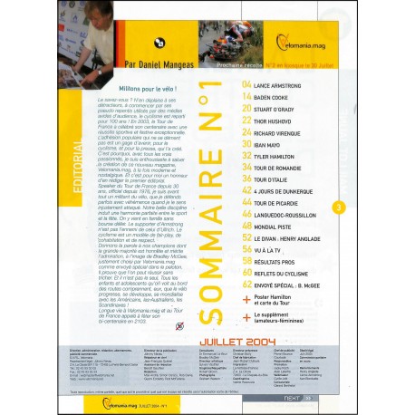 Velomania.mag |Premier Numéro