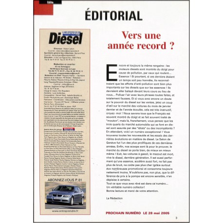 Automobile revue Diesel |Premier Numéro