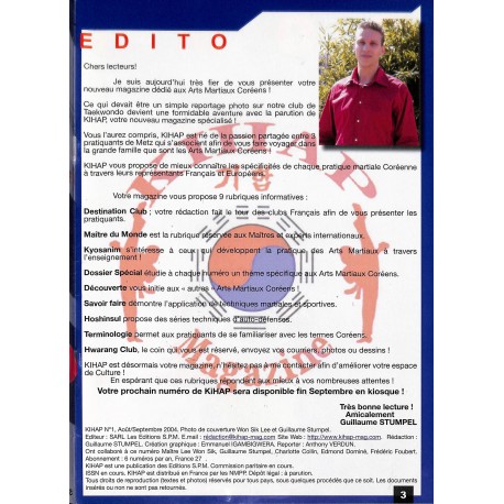 KIHAP |Premier Numéro