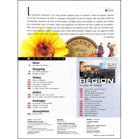 Maison Villages & Campagne |Premier Numéro