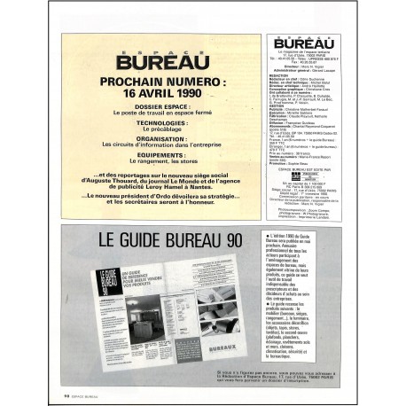 ESPACE BUREAU |Premier Numéro