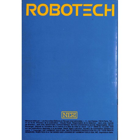 ROBOTECH |Premier Numéro