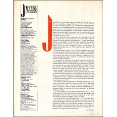 J'ACCUSE |Premier Numéro 2