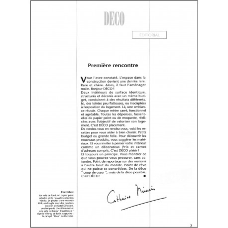 DÉCO |Premier Numéro